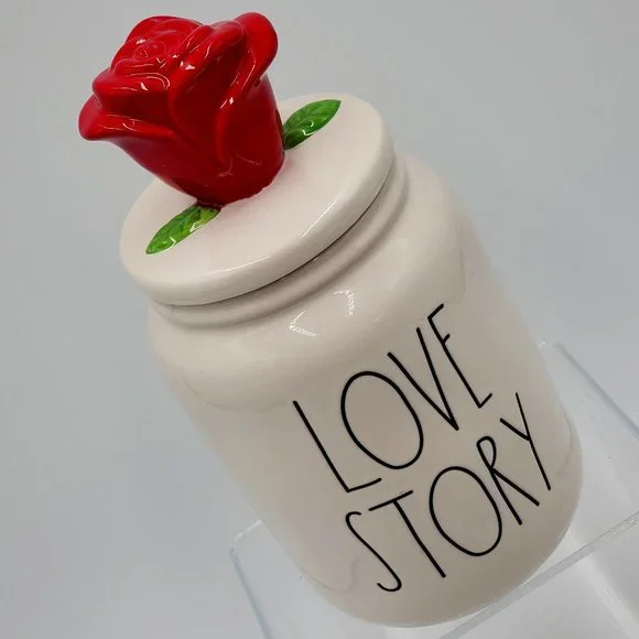 Rae Dunn + Disney Princess “LOVE STORY” Canister - Picture 1 of 16